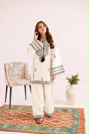 Salai Pret 3-piece Dhanak embroidered unstitched