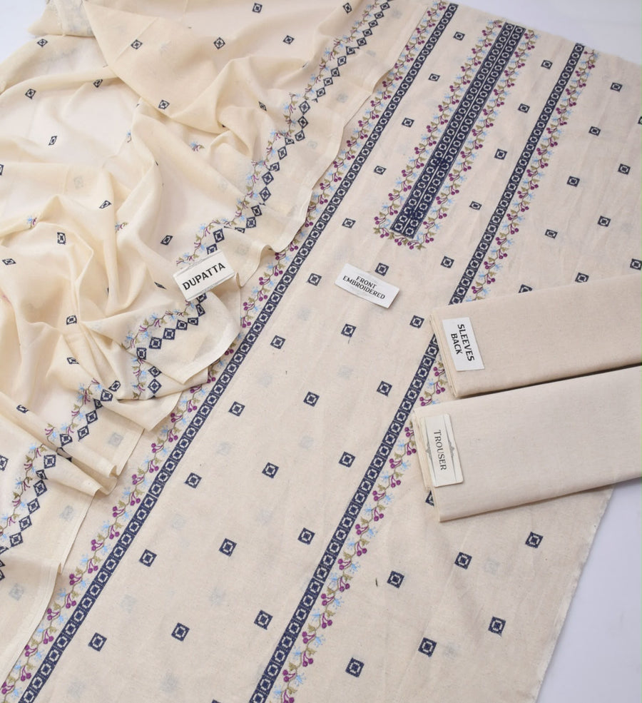 Breeze Karandi Khadar Embroidered 3-piece Unstitched