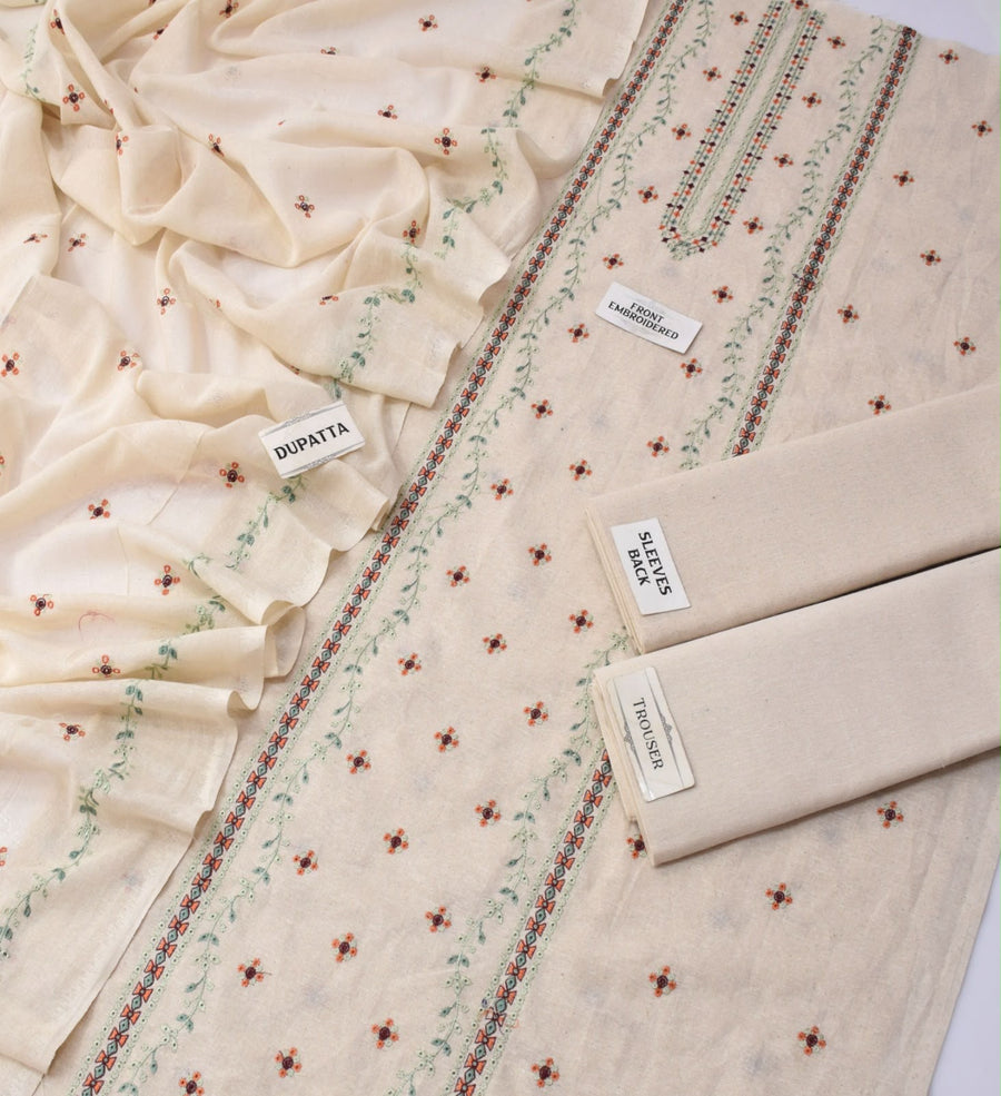 Breeze Karandi Khadar Embroidered 3-piece Unstitched