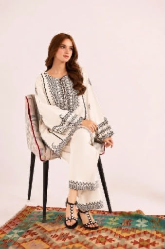 Salai Pret 3-piece Dhanak embroidered unstitched