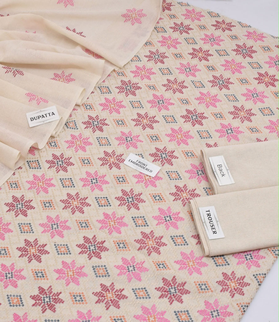 Breeze Karandi Khadar Embroidered 3-piece Unstitched