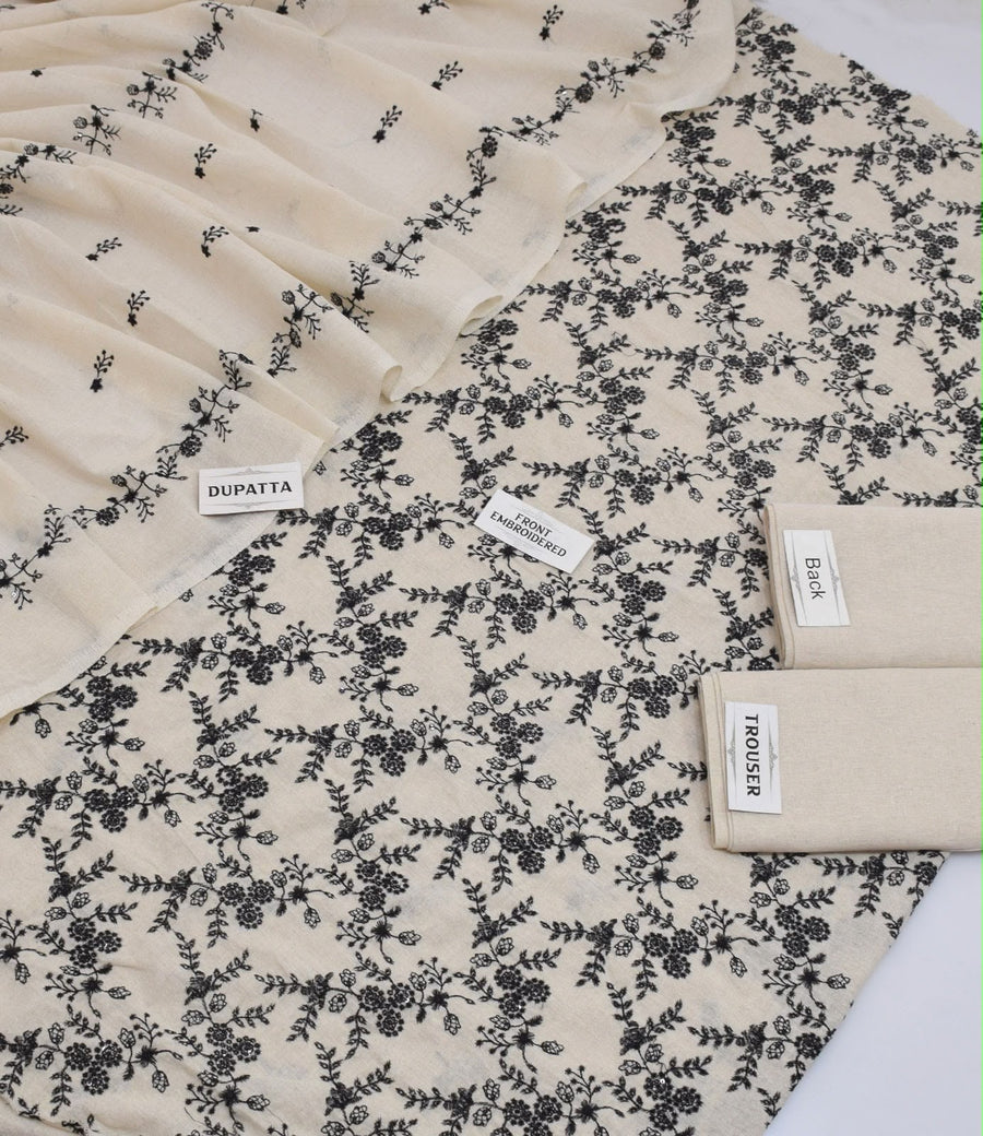 Breeze Karandi Khadar Embroidered 3-piece Unstitched
