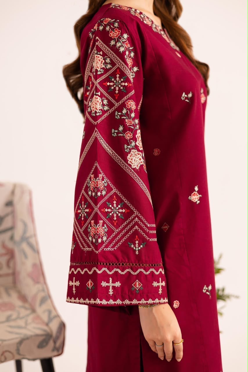 SILAYI PRET 3-Piece Embroidered Suit Unstitched