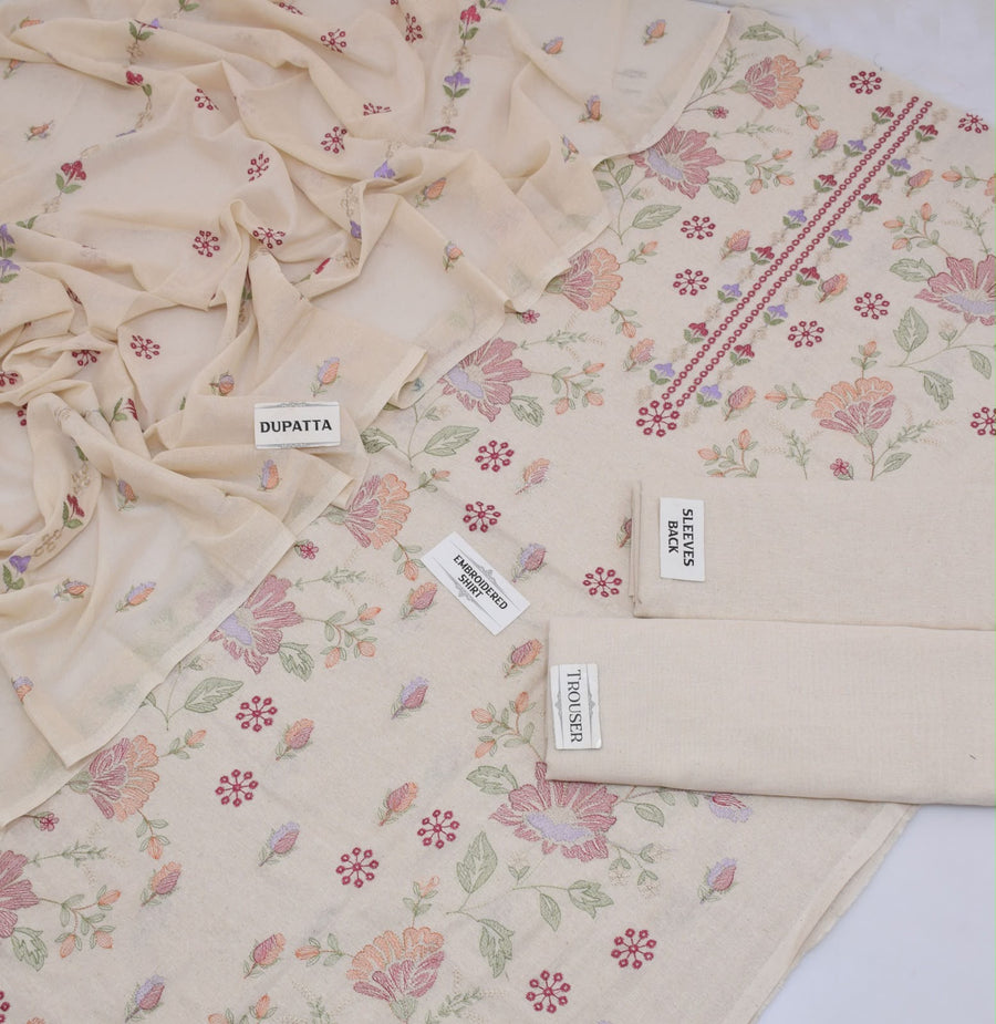 Breeze Karandi Khadar Embroidered 3-piece Unstitched