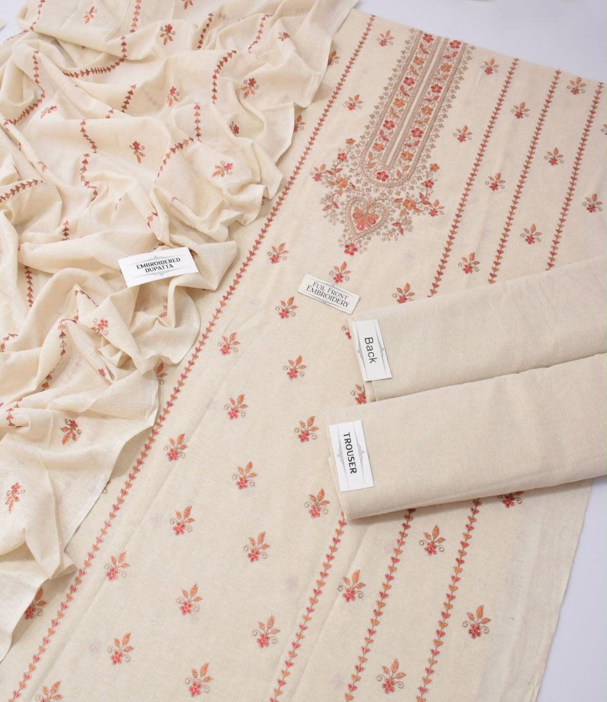 Breeze Karandi Khadar Embroidered 3-piece Unstitched