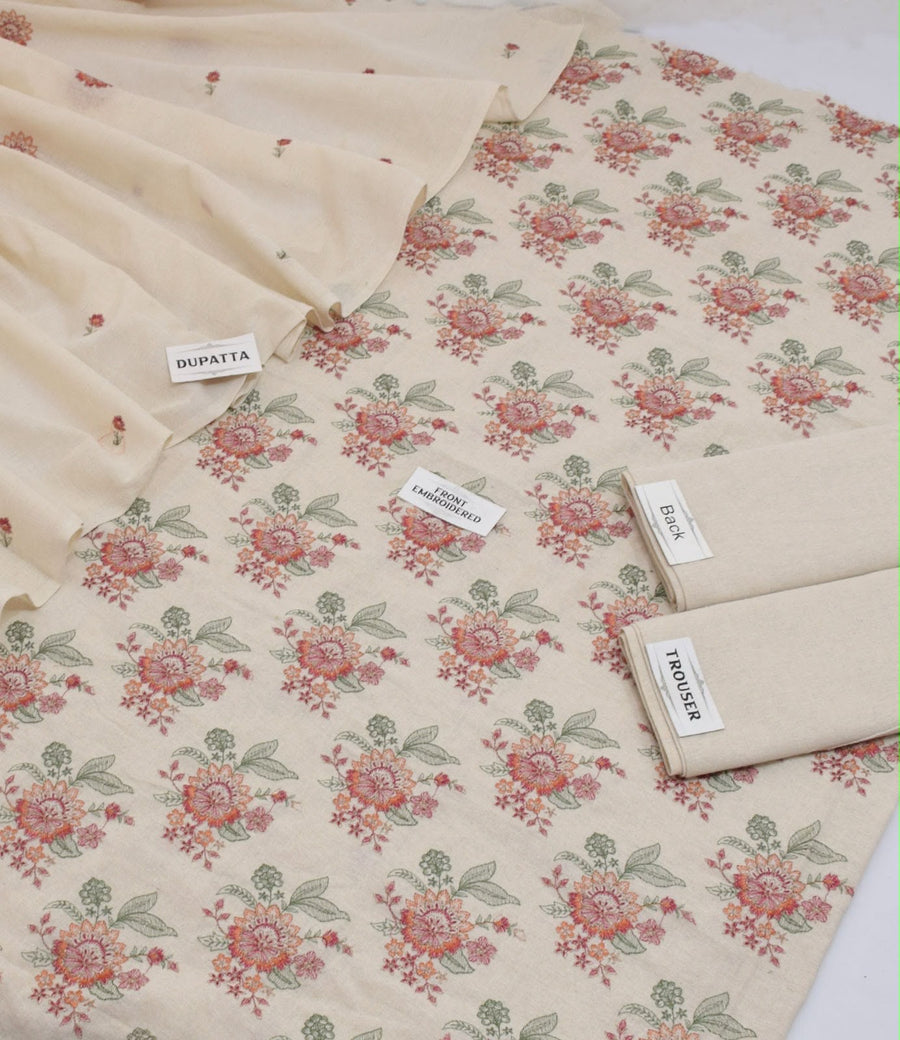 Breeze Karandi Khadar Embroidered 3-piece Unstitched