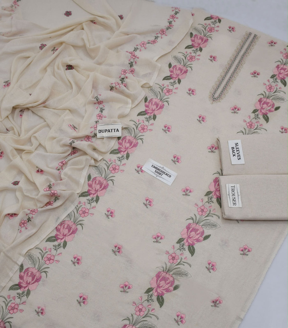 Breeze Karandi Khadar Embroidered 3-piece Unstitched