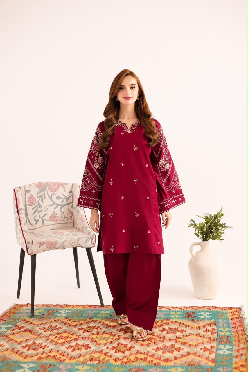 SILAYI PRET 3-Piece Embroidered Suit Unstitched