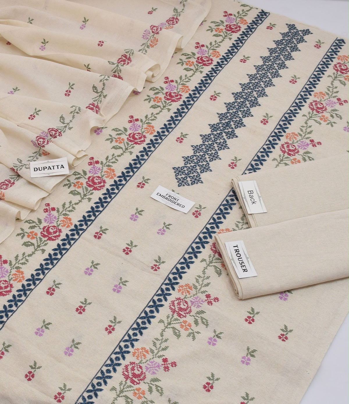 Breeze Karandi Khadar Embroidered 3-piece Unstitched