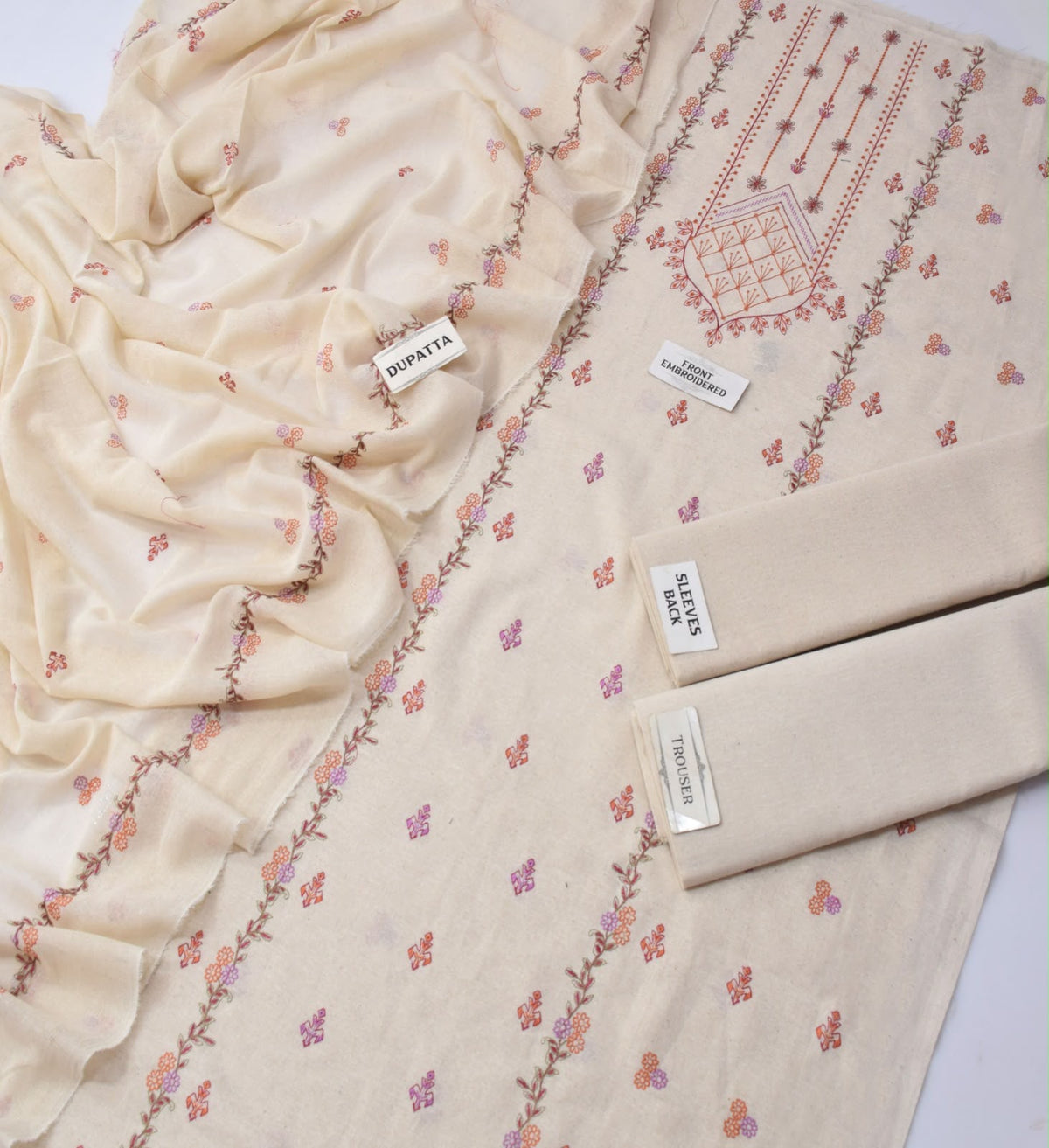 Breeze Karandi Khadar Embroidered 3-piece Unstitched